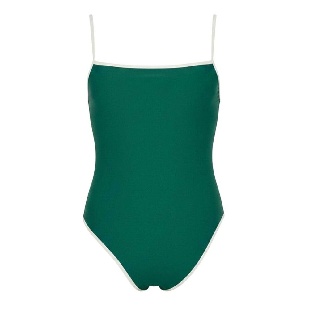 Jack Wills Womens/Ladies Contrast Detail One Piece Bathing Suit / Poseidon
